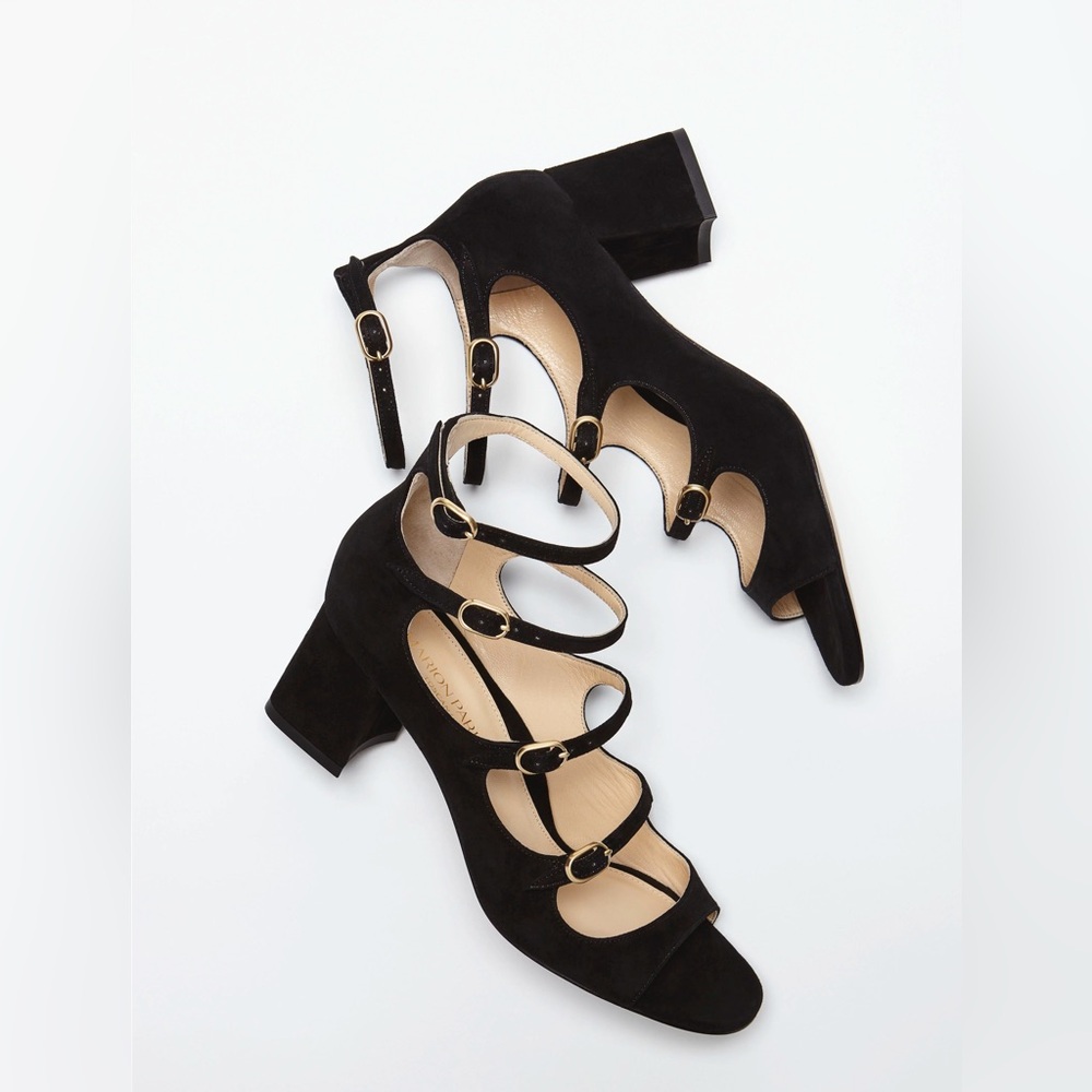 Marion Parke: Bernadette Icon Mary Jane Suede Sandals